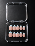 Light Blue French Tip